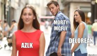 morty mcfly DELOREAN AZLK