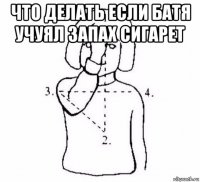 что делать если батя учуял запах сигарет 