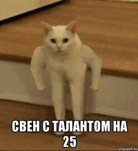  свен с талантом на 25