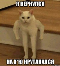 я вернулся на х*ю крутанулся