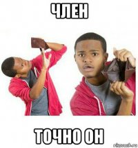 член точно он