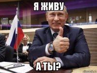 я живу а ты?