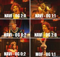 NaVi - OG 2:0 NaVi - OG 1:1 NaVi - OG 0:2 NaVi - OG 2:0 NaVi - OG 0:2 MOF - OG 1:1