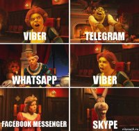 Viber Telegram WhatsApp Viber Facebook Messenger Skype