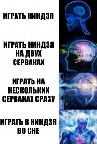 играть ниндзя играть ниндзя на двух серваках играть на нескольких серваках сразу играть в ниндзя во сне