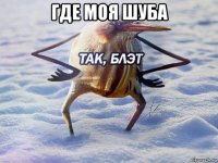 где моя шуба 