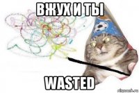 вжух и ты wasted