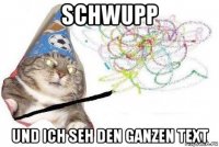 schwupp und ich seh den ganzen text