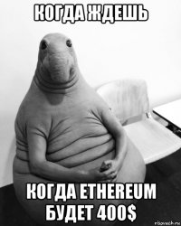 когда ждешь когда ethereum будет 400$