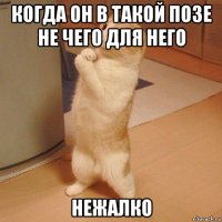 когда он в такой позе не чего для него нежалко