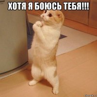 хотя я боюсь тебя!!! 