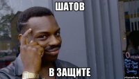 шатов в защите