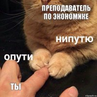 преподаватель по экономике ты