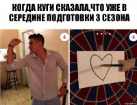 Когда куги сказала,что уже в середине подготовки 3 сезона