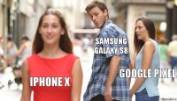 Samsung Galaxy s8 Google Pixel IPhone X