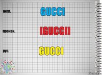 Gucci [Gucci] Gucci