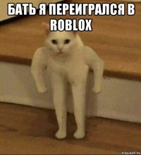 бать я переигрался в roblox 