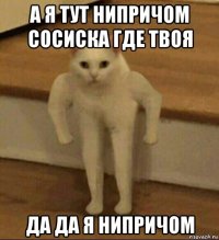 а я тут нипричом сосиска где твоя да да я нипричом