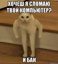 хочеш я сломаю твой компьютер? и бан