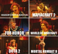 Assassin’s Creed IV: Black Flag Mafiacraft 2 For Honor World of Warcraft Dota 2 Mortal kombat 9