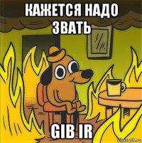 кажется надо звать gib ir