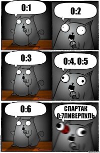 0:1 0:2 0:3 0:4, 0:5 0:6 спартак 0:7ливерпуль