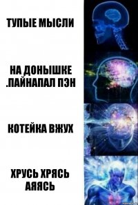 Тупые мысли На донышке .Пайнапал пэн Котейка Вжух Хрусь хрясь аяясь