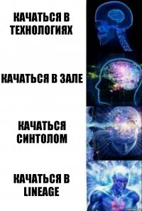 Качаться в технологиях Качаться в зале Качаться синтолом Качаться в Lineage