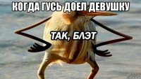 когда гусь доел девушку 