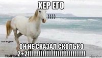 хер его он не сказал сколько 2+2!!!!!!!!!!!!!!!!!!!!!!!!!!!!!!!