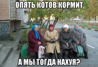 опять котов кормит а мы тогда нахуя?