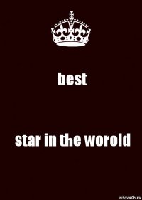 best star in the worold