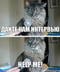 дайте нам интервью help me!