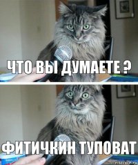 Что вы думаете ? Фитичкин туповат