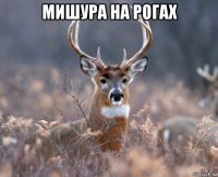 мишура на рогах 