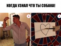 КОГДА УЗНАЛ ЧТО ТЫ СОБАКА!