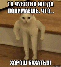 то чувство когда понимаешь, что... хорош бухать!!!