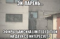  эфиры бамсика limited edition на двух cd интересует?