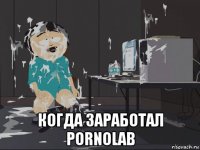  когда заработал pornolab