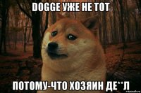 dogge уже не тот потому-что хозяин де**л