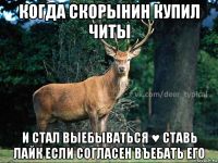 когда скорынин купил читы и стал выебываться ♥ ставь лайк если согласен въебать его