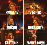 Кумбель 7 бочек Мисон Нова сити Светлый Family town