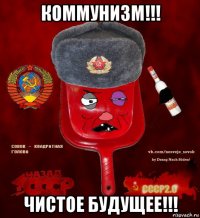 коммунизм!!! чистое будущее!!!