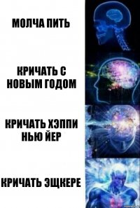 молча пить кричать с новым годом кричать ХЭППИ НЬЮ ЙЕР кричать эщкере