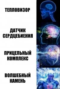 Тепловизор Датчик сердцебиения Прицельный комплекс Волшебный камень