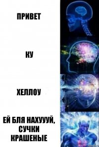 Привет Ку хеллоу ЕЙ БЛЯ НАХУУУЙ, СУЧКИ КРАШЕНЫЕ