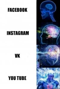 Facebook Instagram Vk You Tube