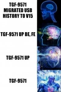 TGF-9571 Migrated usb history to v15 TGF-9571 Up Be, FE TGF-9571 up TGF-9571