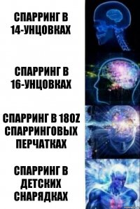 спарринг в 14-унцовках спарринг в 16-унцовках спарринг в 18oz спарринговых перчатках спарринг в детских снарядках