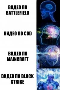 Видео по Battlefield Видео по COD Видео по Maincraft Видео по Block Strike